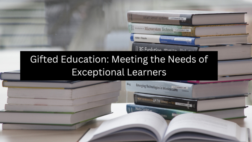 Gifted Education: Meeting the Needs of Exceptional Learners
