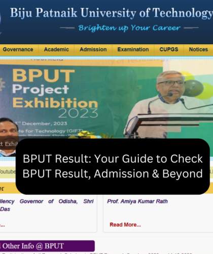 BPUT Result Your Guide to Check BPUT Result, Admission & Beyond